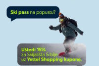 Poseban popust za ski karte uz Yettel shopping platformu